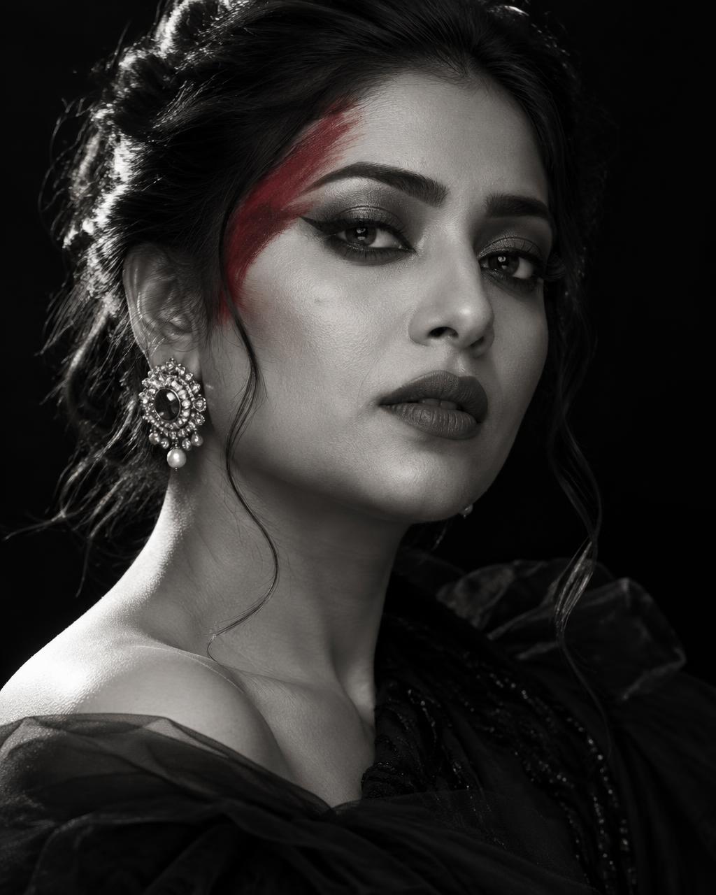 Editorial makeup artistry portrait